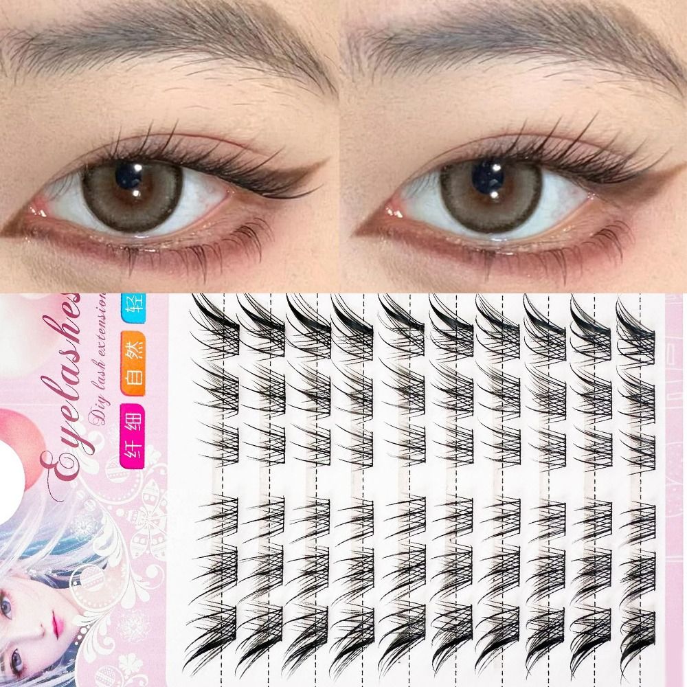 Eyelash Extension For Asian Eyes - Kępki rzęs 3D typu \