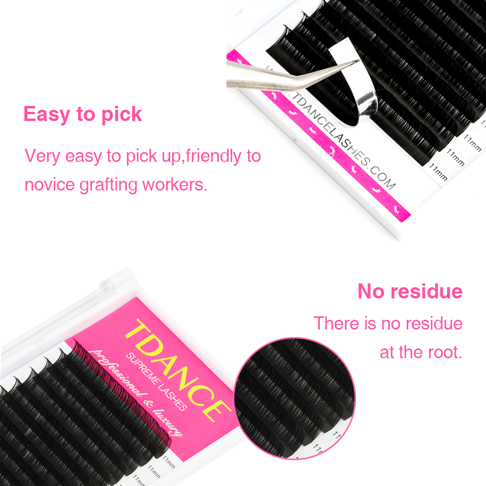TDANCE przedłużanie rzęs 16 rz – Eyelash Extension Human Hair recenzja i cena